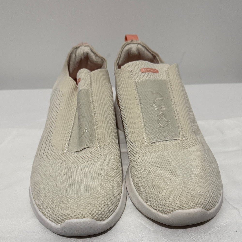 Ryka Women's Cream Slip-On Sneakers - Picture 2 of 6
